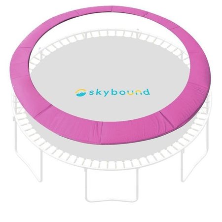 SKYBOUND SkyBound P1-1512BPN 15 ft. Trampoline Pad Spring Cover Fits Up To 8 in. Springs; Pink - Standard P1-1512BPN